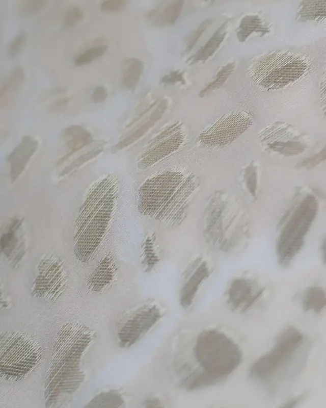 Organza fil coupé seda con lurex