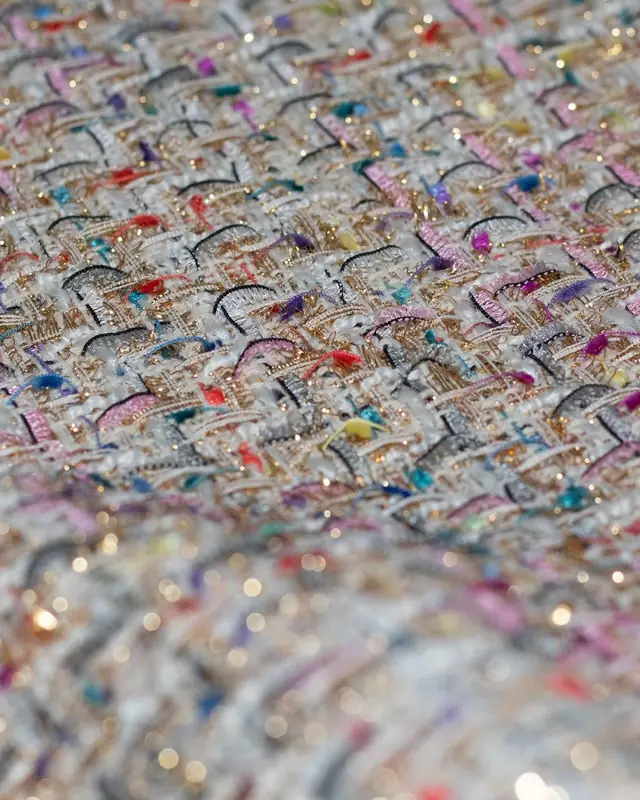 Tweed con lurex