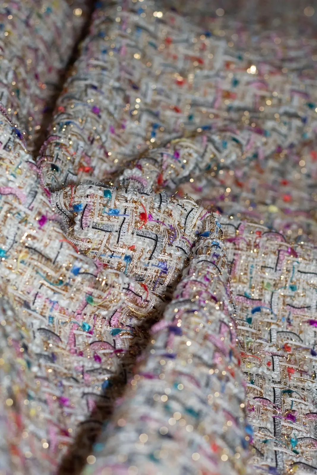 Tweed con lurex